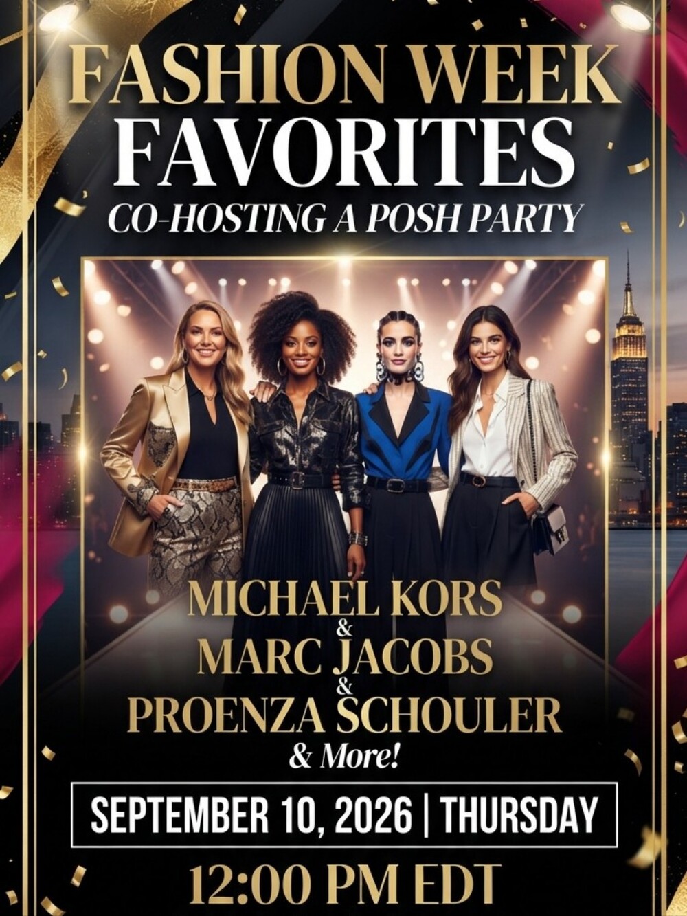 9/10 Co-hosting Fashion Week Favorites Posh Party